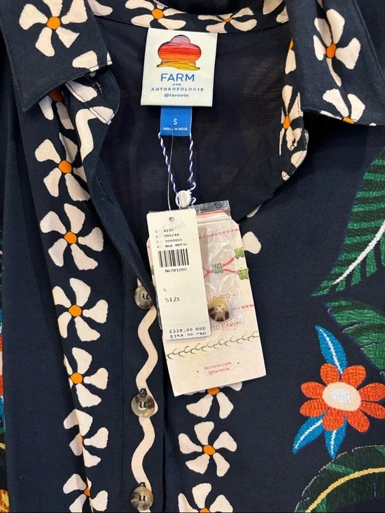 FARM Rio Flowy Black Maxi Dress - Picture 2 of 5